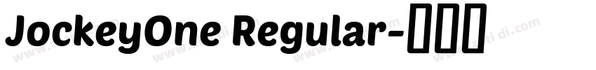 JockeyOne Regular字体转换 JockeyOne Regular字体转换